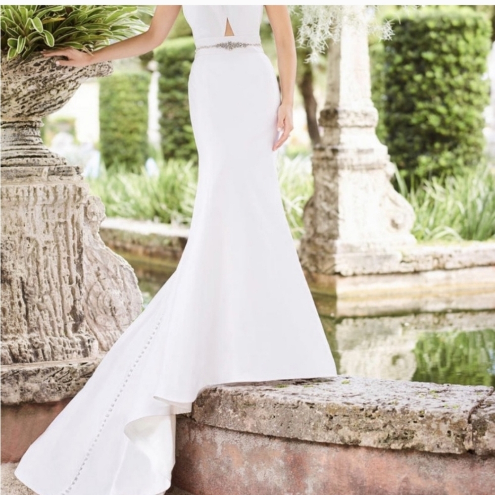 Elegant Pink Evening Dress - Picture 3 of 9